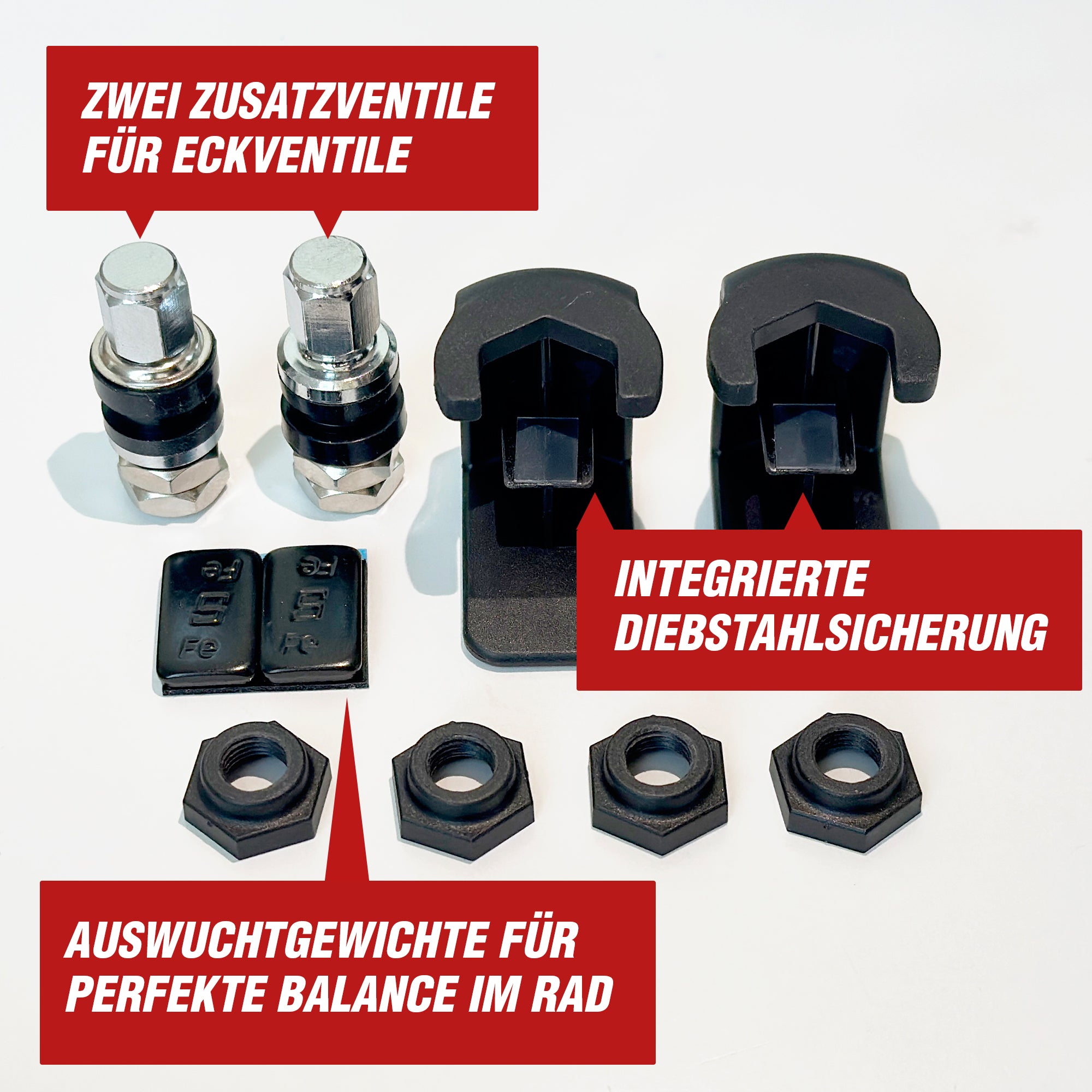 TireGuard RDKS Sensoren - Präzises Reifentemperatur- und Reifendruckkontrollsystem Motorrad, 2 x TPMS Reifendrucksensor 3,5" Ventil, Bluetooth 5.0, Navigation