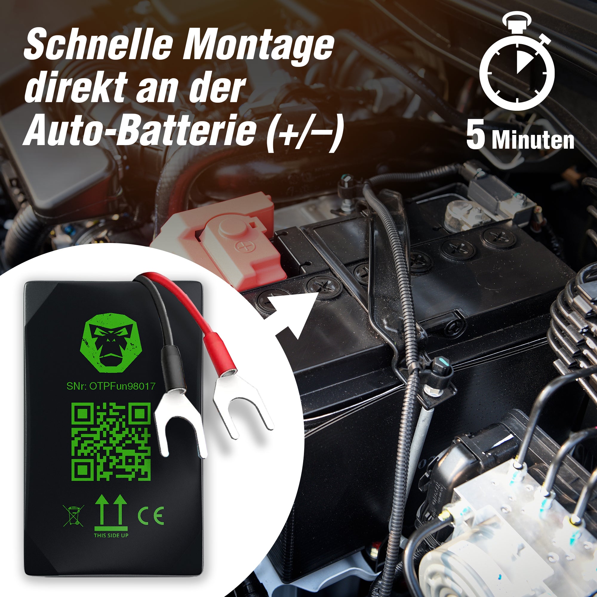 Tracer 4G | GPS Tracker | Live Tracking | Diebstahlmelder | Inklusive Navigation und Routenplaner  | Robust, IP54 Wasserdicht und Staubdicht