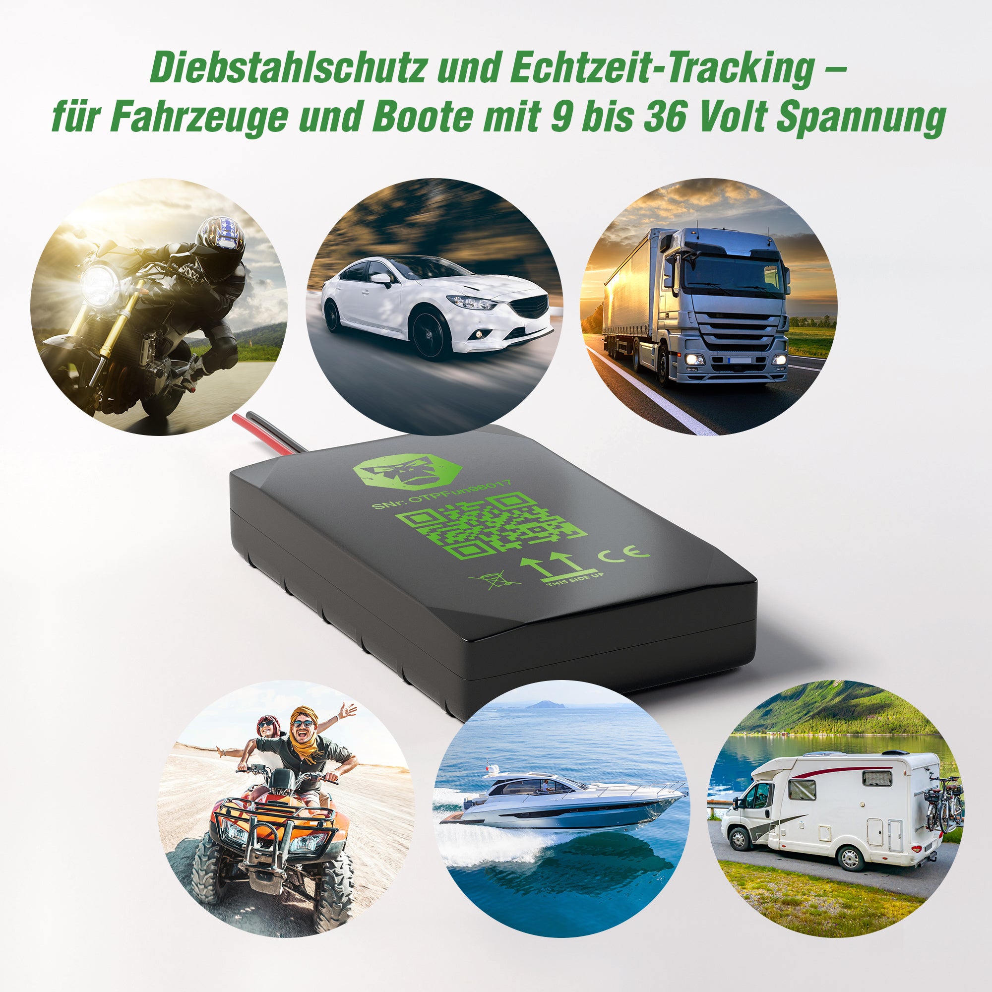 Tracer 4G | GPS Tracker | Live Tracking | Diebstahlmelder | Inklusive Navigation und Routenplaner  | Robust, IP54 Wasserdicht und Staubdicht