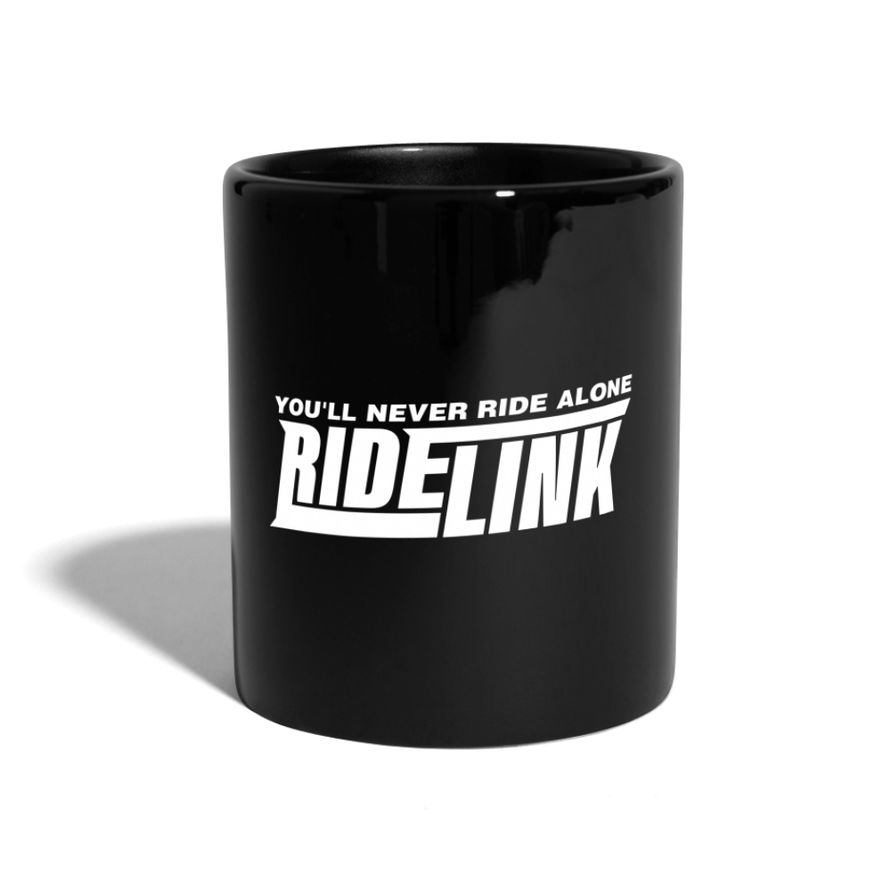 Tasse "YOU'LL NEVER RIDE ALONE", black - Schwarz