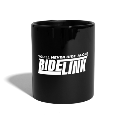 Tasse "YOU'LL NEVER RIDE ALONE", black - Schwarz